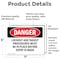 Signmission Safety Culture Sign, 7 in Width, Vinyl Decal, Rectangle OS-2PACK-DS-D-57-L-2433 - alternate 5